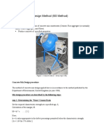 Concrete Mixed Design Method (BS Method)