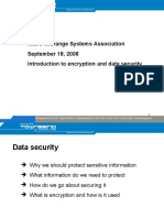 Metro Midrange Systems Association September 18, 2008 Introduction To Encryption and Data Security