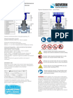 Installation, Operation, Maintenance Instructions For Severn Glocon Control & Choke Valves