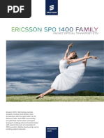 Ericsson Spo 1400 Family: Packet Optical Transport-Etsi