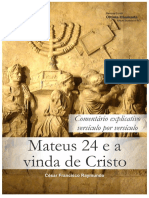 Mateus 24 e A Vinda de Cristo PDF