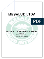 Manual de Tecnovigilancia Mesalud 2 PDF