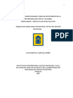 Análisis de Oportunidades y Riesgos de Inversión de La Criptomoneda Bitcoin en Colombia