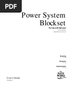 Power System Block Set