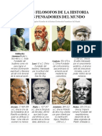 Principales Filosofos de La Historia