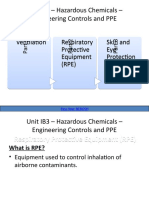 Unit IB3 - Hazardous Chemicals - Engineering Controls and PPE