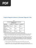 Using The Diagnostic Indicator To Determine Diagnostic Codes