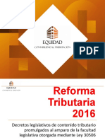 REFORMA TRIBUTARIA 2016 - 2017