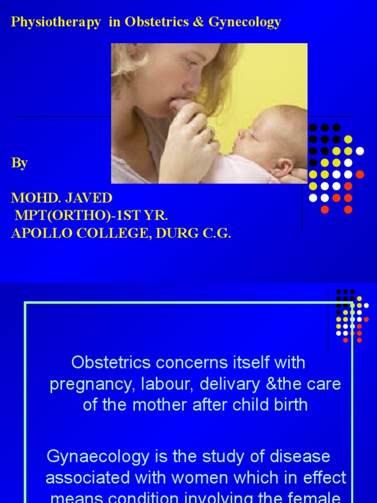 Physiotherapy in Obstetrics & Gynecology | PDF | Childbirth ...