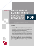 Why Is Europe Lagging On Next Generation Access Networks?: Policy