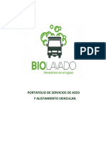 Biolavado vehicular ecológico