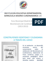 Institucion Educativa Departamental Serrezuela Madrid Cundinamarca