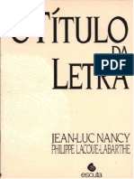 O título da letra - Jean Luc Nancy & Philippe Lacoue-Labarthe.pdf