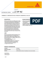 Sika Grout 212HP - PDS PDF