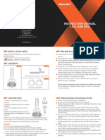 Instruction Manual Led Lighting