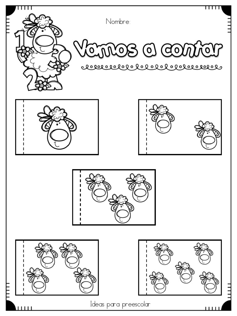 Actividades de Conteo para Preescolar | PDF