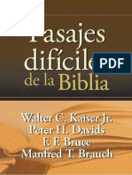 Pasajes Dificiles de La Biblia - Varias PDF