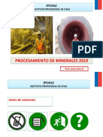 Procesamiento de Minerales 2019