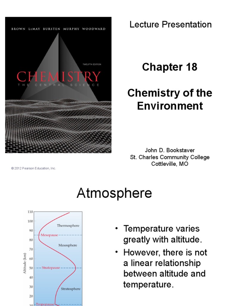 Chapter 18 Chemistry of The Environment | PDF | Water Purification ...