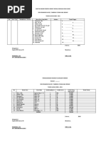 Contoh Daftar Hadir Rapat