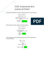 EJERCICIOS Fundamentos de La Mecánica de Fluidos