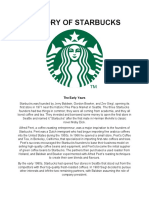 History of Starbucks