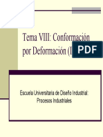 Tema 8 - Conformacion Por Deformacion (III) (Diapositivas)