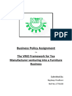 VRIO Framework Assignment