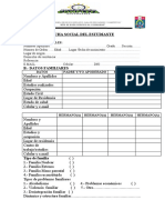 Ficha Social Del Estudiante