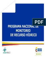 Programa Nacional de Monitoreo del Recurso Hídrico (en adopción) - IDEAM - 2017