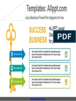 Arrow Wrapped Key PowerPoint Diagram