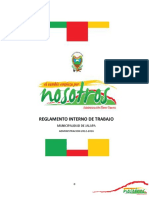 Reglamento Interno de Personal de La Municipalidad de Jalapa Actualizado A Febrero 2013