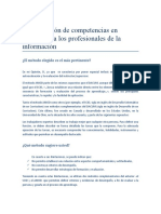 Identificación de Competencias en Edición para Los Profesionales de La Información