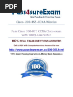 Pass4sure 200 355 Cisco CCNA Wireles Exa PDF