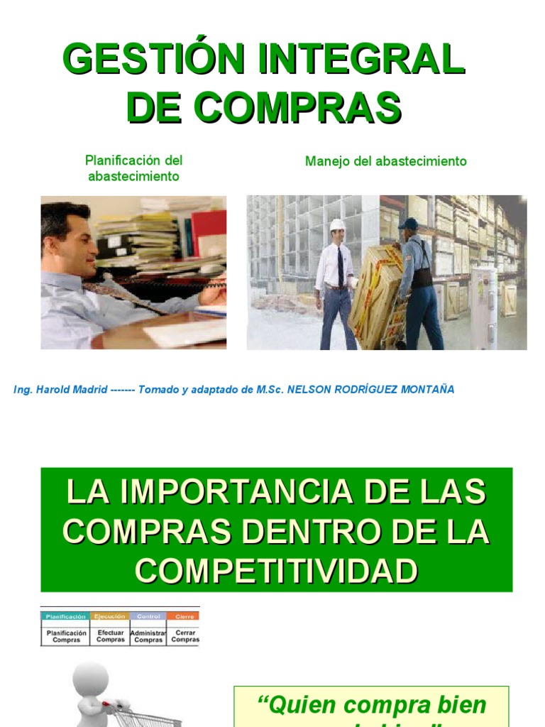 Gestión Estratégica de Compras Empresariales | PDF | Calidad (comercial ...