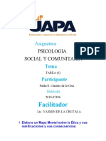 Tarea 6 de Psicologia Social y Comunitaria