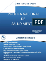 Politica Nac de Salud Mental 2011-2021 - MS - 2012
