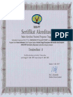 Sertifikat Akreditasi Kedua SI - 2017 - 2022 PDF