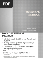 Numerical Methods: Biplove Pokhrel Teaching Assistant, WRC