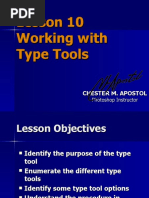 Photoshop Lesson 10 - Type Tools