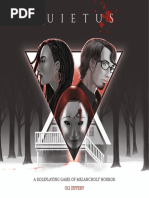QUIETUS A Roleplaying Game of Melancholy Horror | PDF