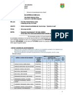 TUTORIA 4to y 5to - Informe mensual del actividades realizadas del DOCENTE Aprendo en casa MINEDU DREA