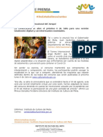 Boletín 01 de Julio 2020. Instituto Departamental de Cultura