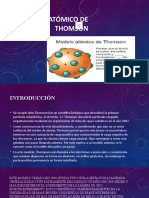 Modelo Atómico de Thomson