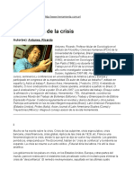 Antunes, Ricardo-La Sustancia de La Crisis