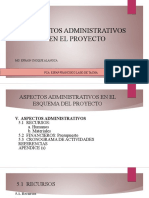 Aspectos Administrativos