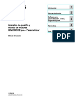 SIMOCODE Pro Parametrieren es-MX PDF