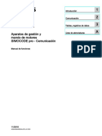 Kommunikation SIMOCODE Pro es-MX PDF