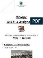 Biology WEEK - 4-Grade 9th