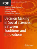 Decision Making in Social Sciences - Between Traditions and Innovations PDF